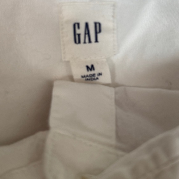 Gap Boyfriend Button Down Shirt White Size Medium - Picture 6 of 9